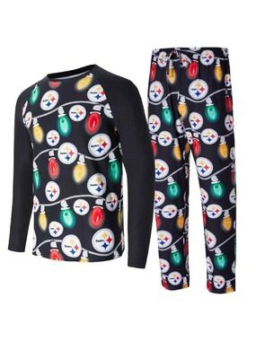 ✨ Pittsburgh Steelers Garland Knit Raglan Long Sleeve Large NWT